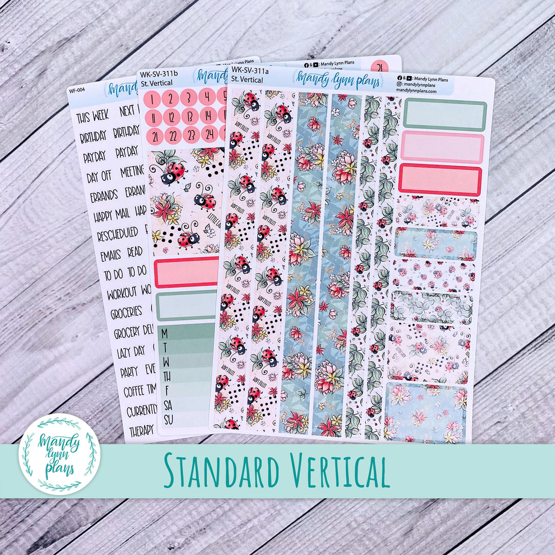 Standard Vertical Weekly Kit || Ladybugs || WK-SV-311