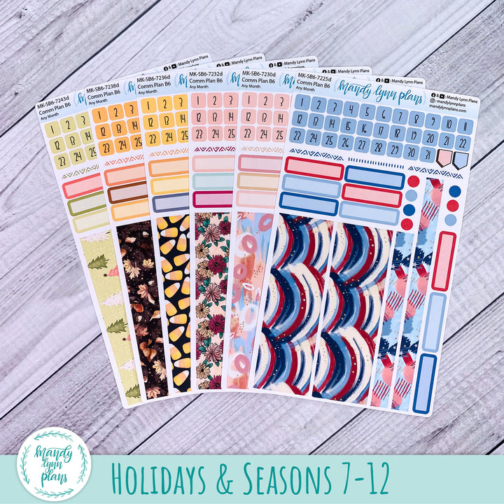 Whole Year Bundle || 3 Design Options || 12 Any Month Kits || B6 Common Planner