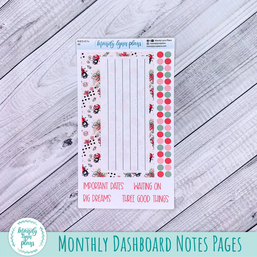 May EC A5 Dashboard Kit || Ladybugs || R-EC5-311