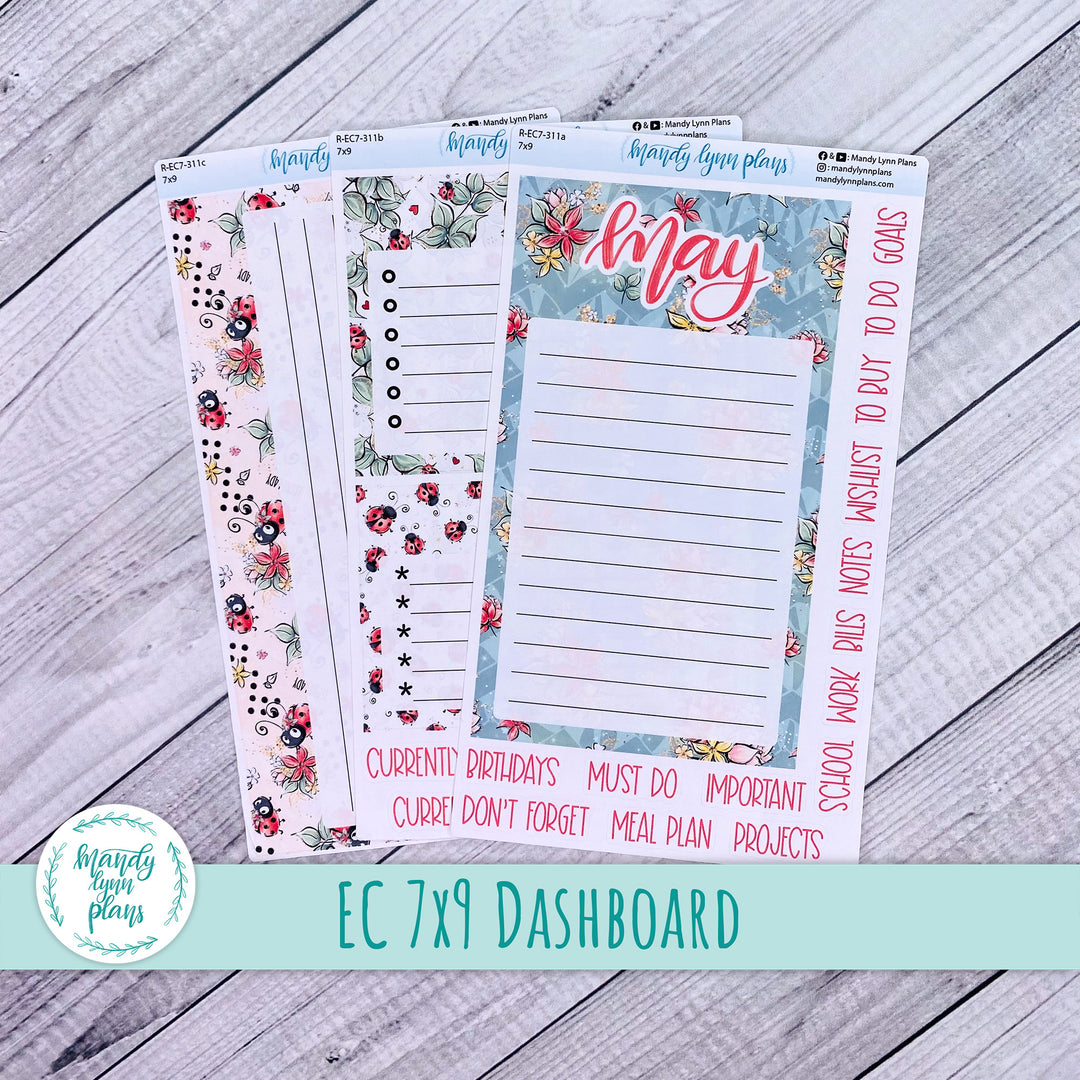 May EC 7x9 Dashboard Kit || Ladybugs || R-EC7-311