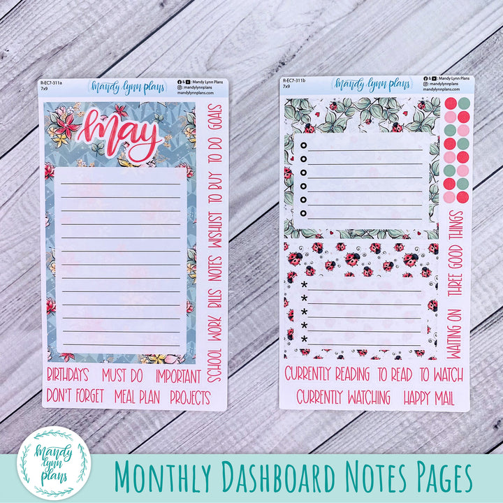 May EC 7x9 Dashboard Kit || Ladybugs || R-EC7-311