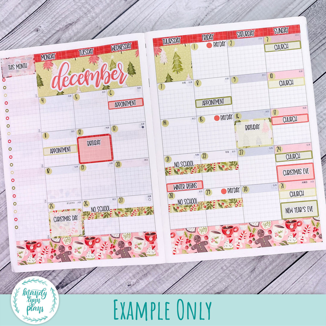 Hobonichi Cousin December 2023 Monthly || Christmas Treats || MK-C-1243