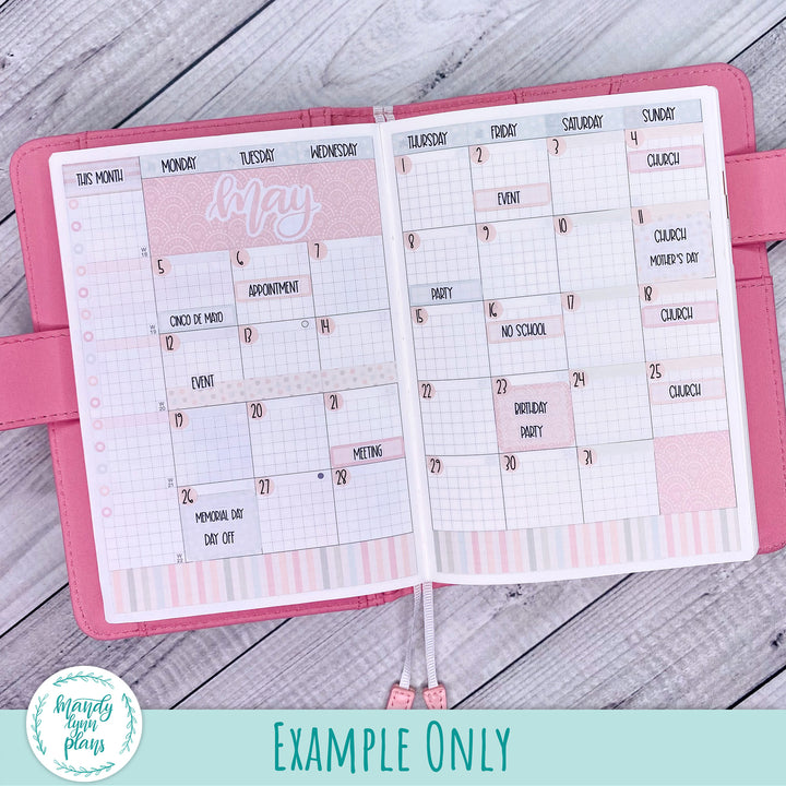 Hobonichi A6 May 2025 Monthly Kit || Ladybugs || MK-A6T-3311