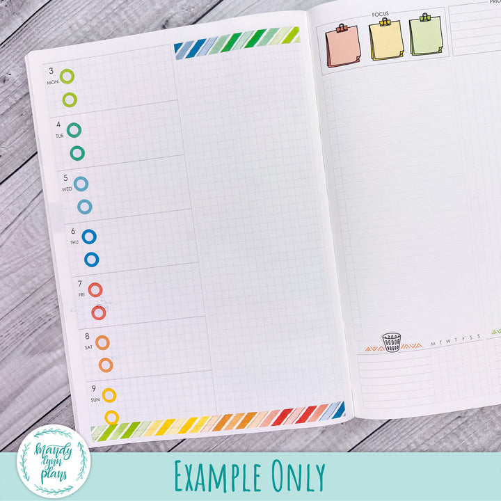 Colored Medium Outer Dots