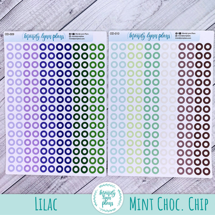 Colored Medium Outer Dots