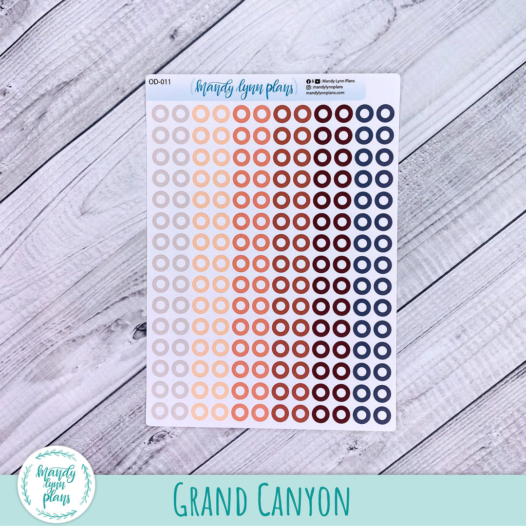 Colored Medium Outer Dots
