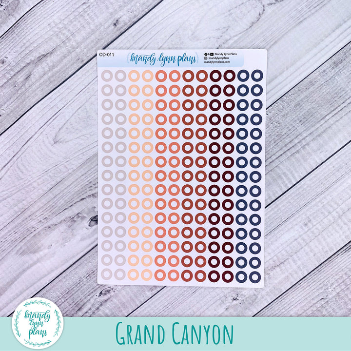 Colored Medium Outer Dots