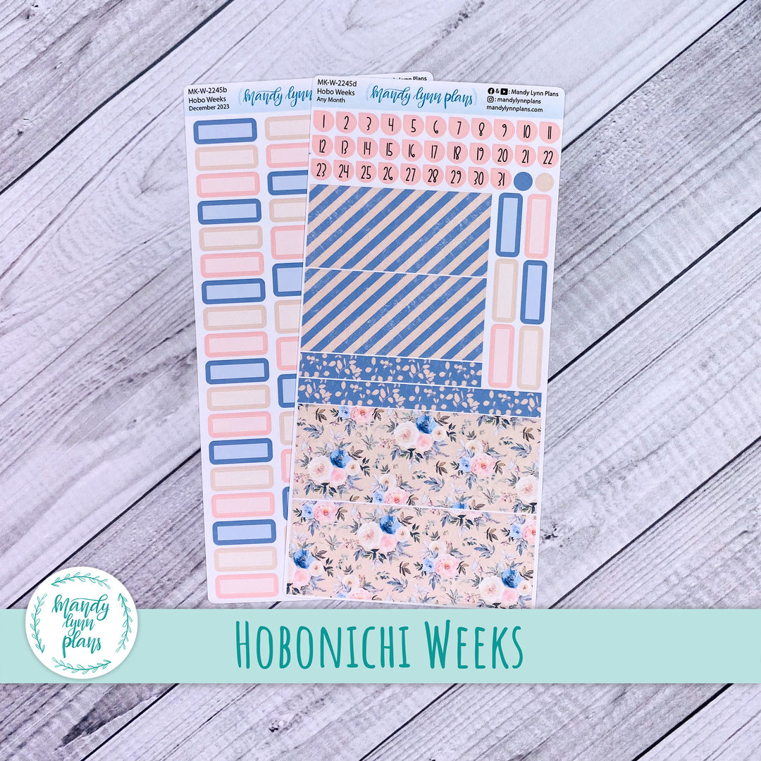 Any Month Hobonichi Weeks Monthly Kit || Winter Garden || MK-W-2245