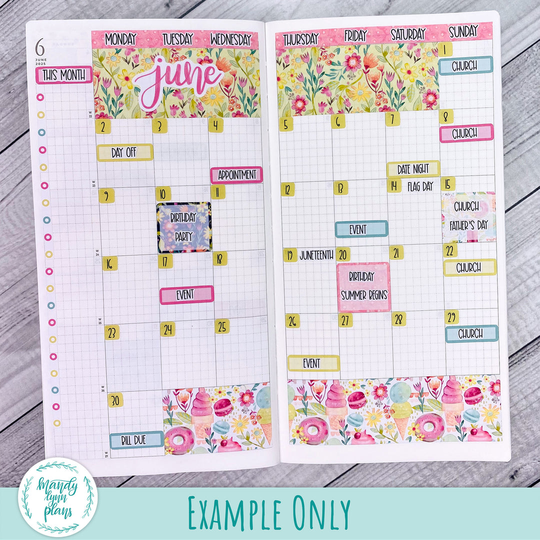 June 2025 Common Planner Monthly Kit || Sweetest Day || 318