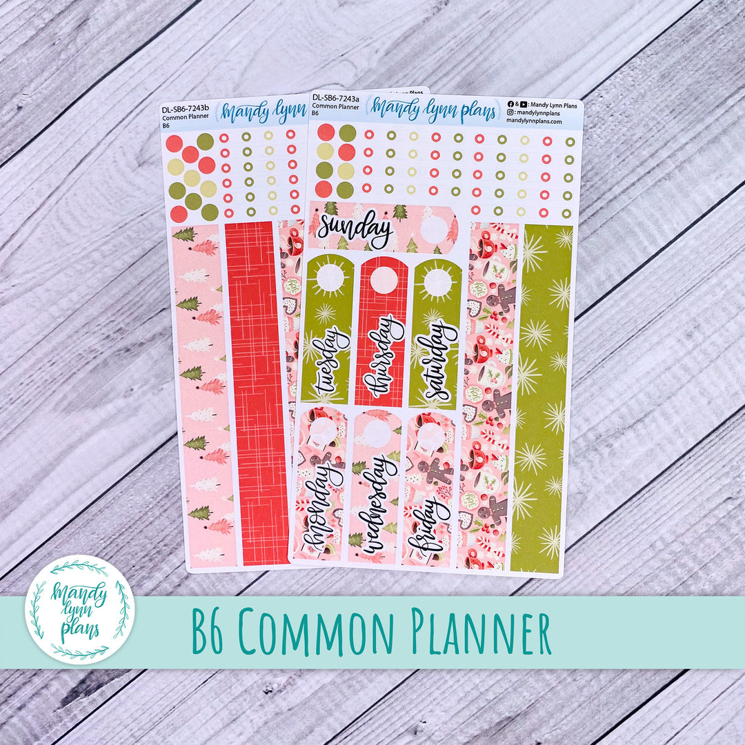 B6 Common Planner Daily Kit || Christmas Treats || DL-SB6-7243
