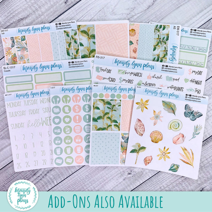 A5 Plans by Just Scribble Daily Kit || Beach Life || DL-A5P-317