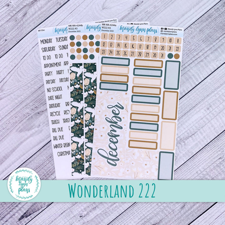Wonderland 222 December 2023 Monthly Kit || Winter Doves || 244