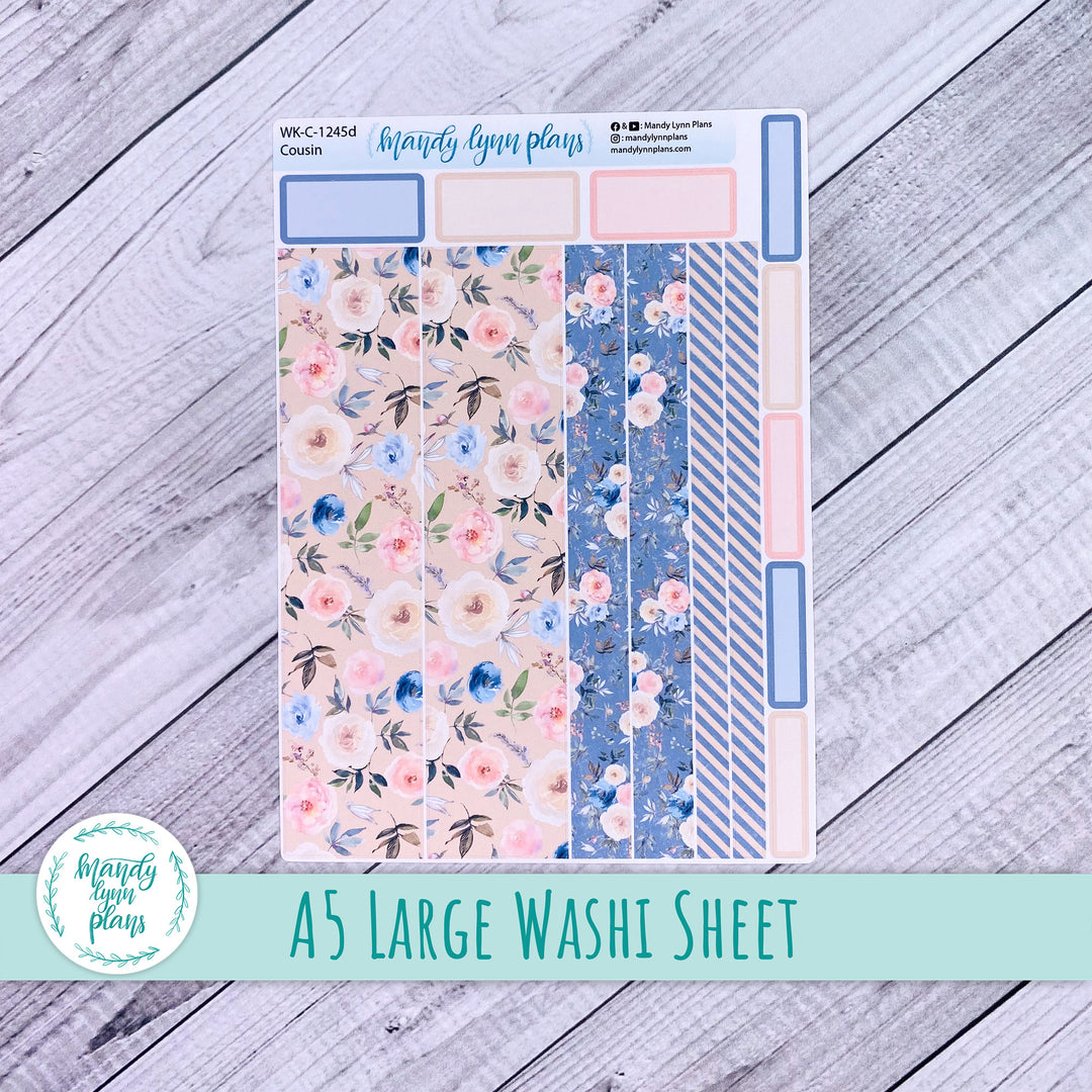 Winter Garden Large Washi Sheet || WK-C-1245D