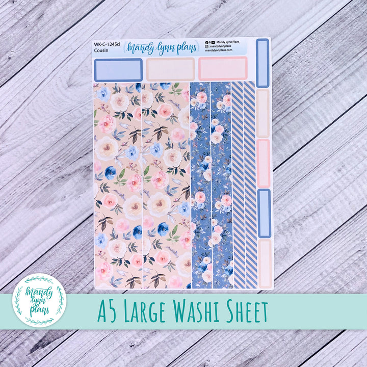 Winter Garden Large Washi Sheet || WK-C-1245D