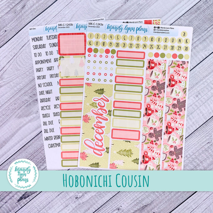 Hobonichi Cousin December 2023 Monthly || Christmas Treats || MK-C-1243