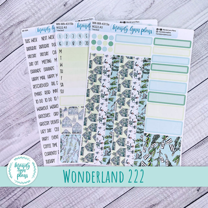 Wonderland 222 Weekly Kit || Green Thumb || 315