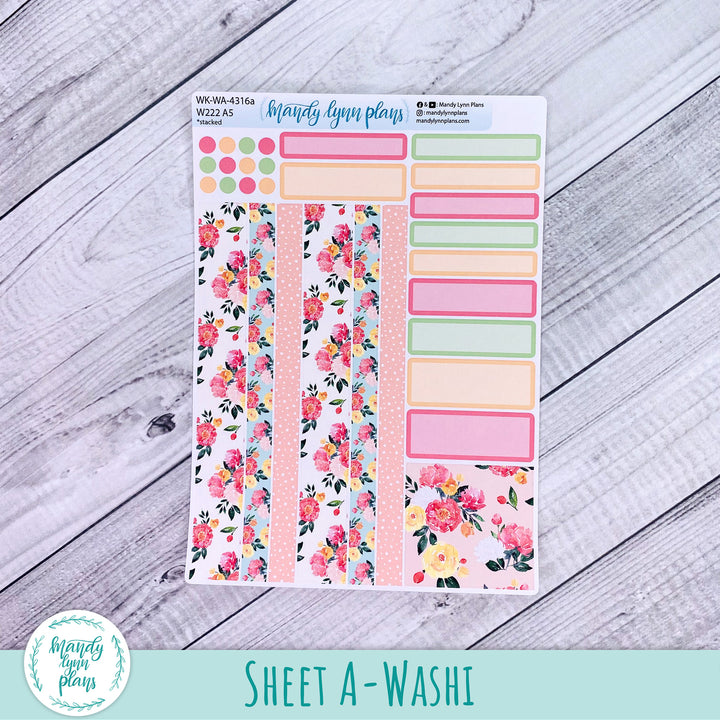 Wonderland 222 Weekly Kit || Peony Blooms || 316