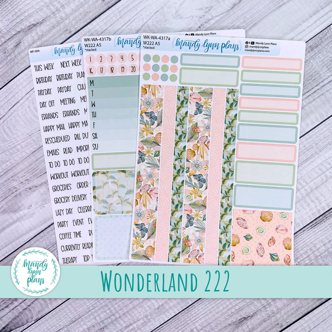 Wonderland 222 Weekly Kit || Beach Life || 317