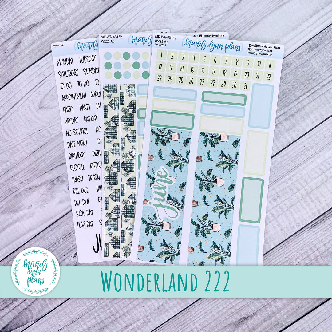 Wonderland 222 June 2025 Monthly Kit || Green Thumb || 315