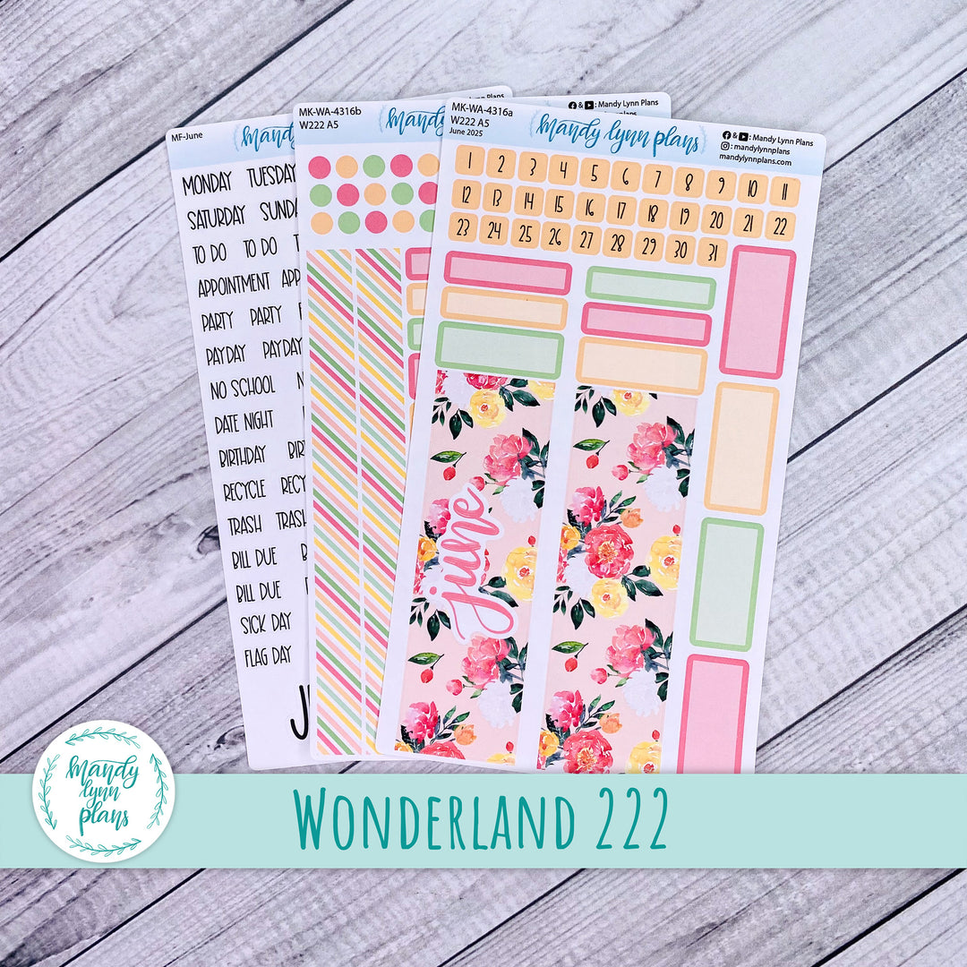 Wonderland 222 June 2025 Monthly Kit || Peony Blooms || 316