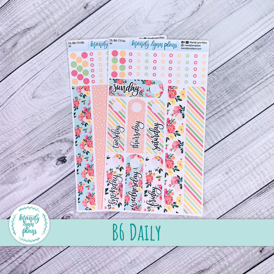 B6 Daily Kit || Peony Blooms || DL-B6-7316