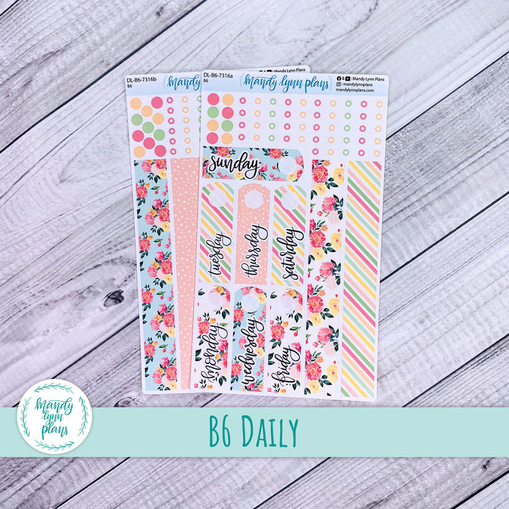 B6 Daily Kit || Peony Blooms || DL-B6-7316