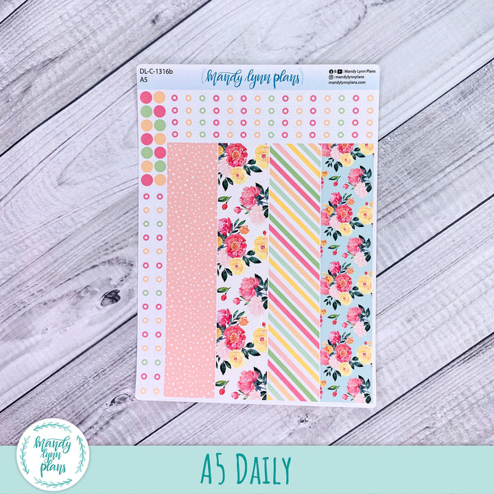 A5 Daily Kit || Peony Blooms || DL-C-1316