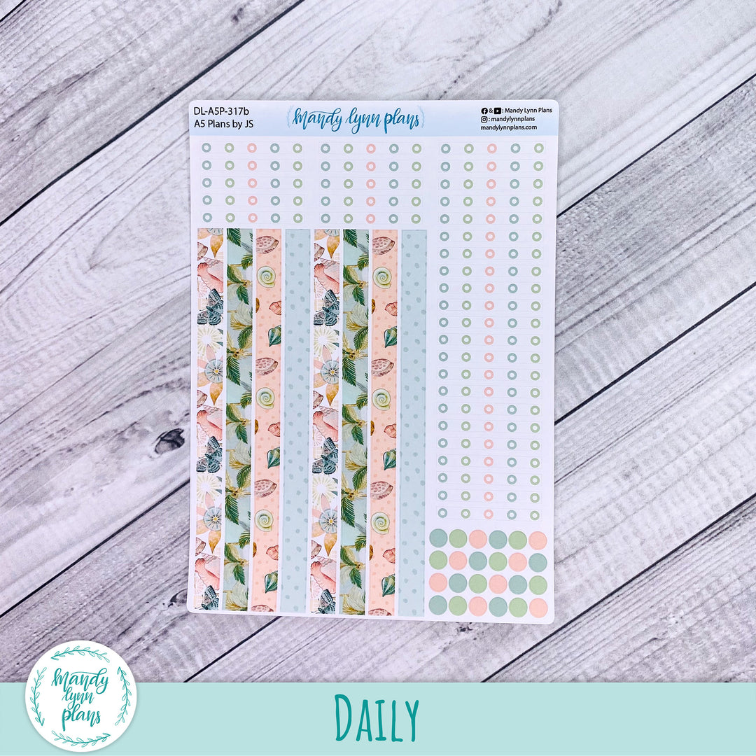 A5 Plans by Just Scribble Daily Kit || Beach Life || DL-A5P-317