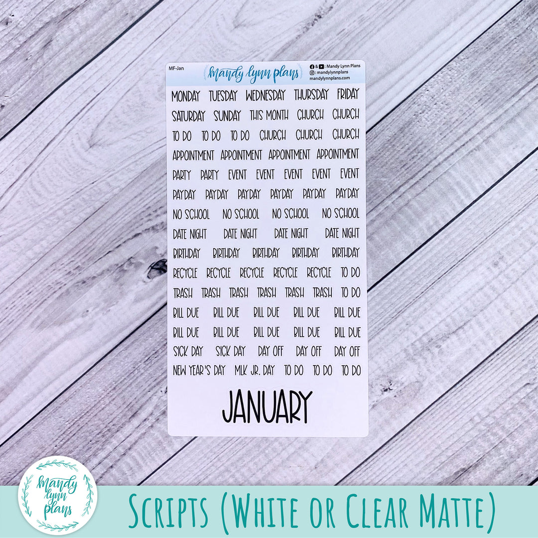 Hobonichi Cousin January 2024 Monthly || Cozy Winter || MK-C-1247