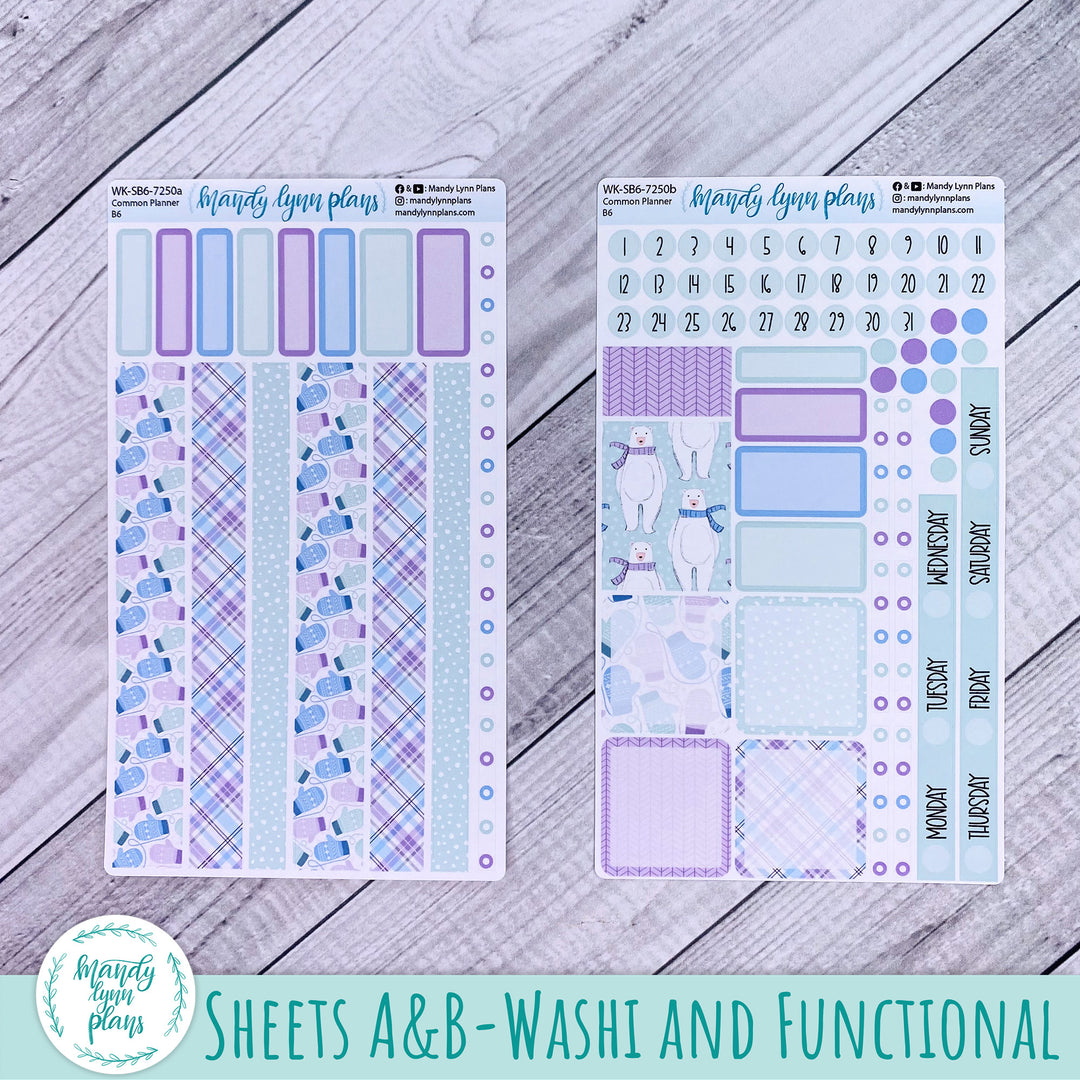 A5, B6, N1 & N2 Common Planner Weekly Kit || Mittens || 250
