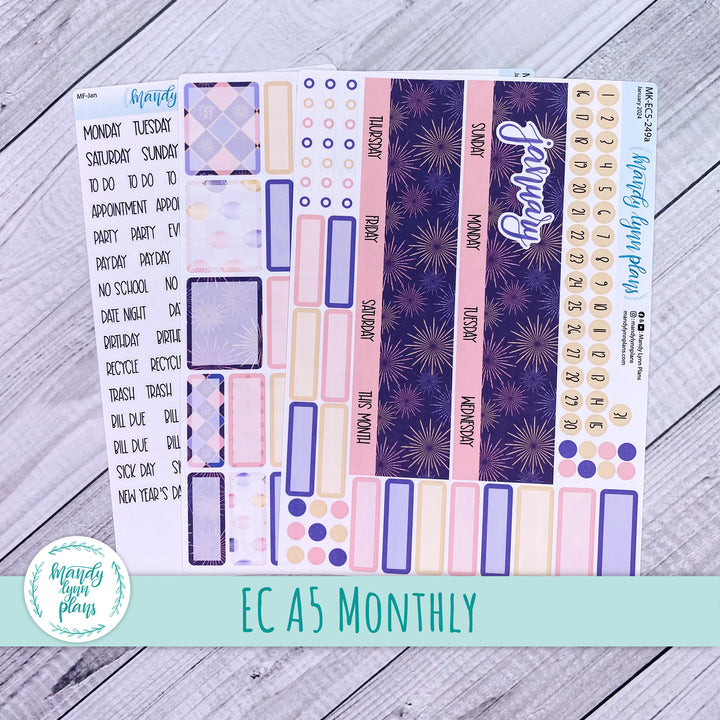 EC A5 January Monthly Kit || Happy New Year || MK-EC5-249