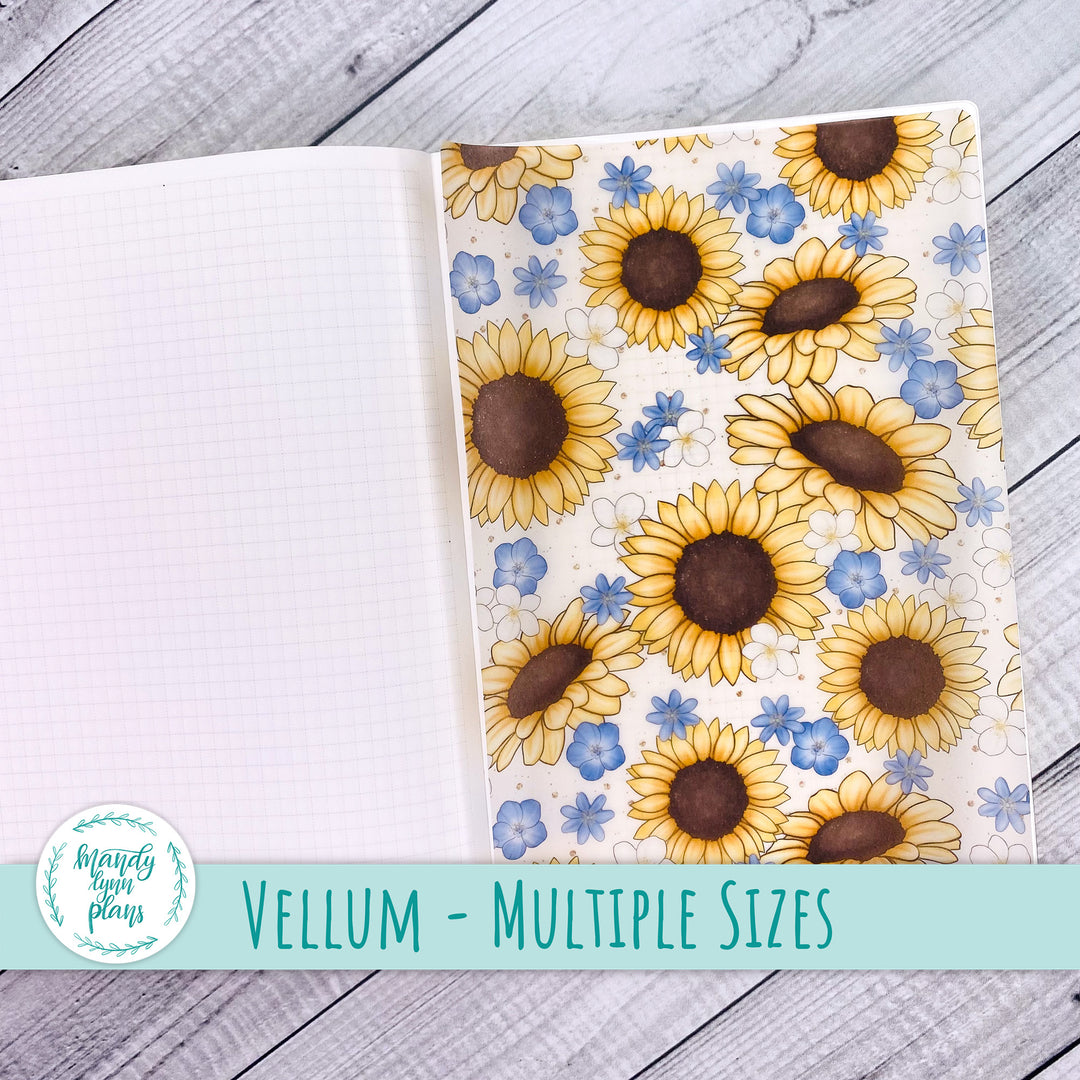 Buzzing Sunflowers Vellum || 320