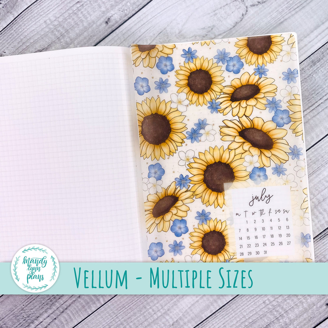 Buzzing Sunflowers Vellum || 320