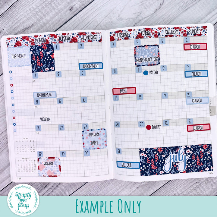 Wonderland 222 July 2025 Monthly Kit || Watercolor Blooms || 319