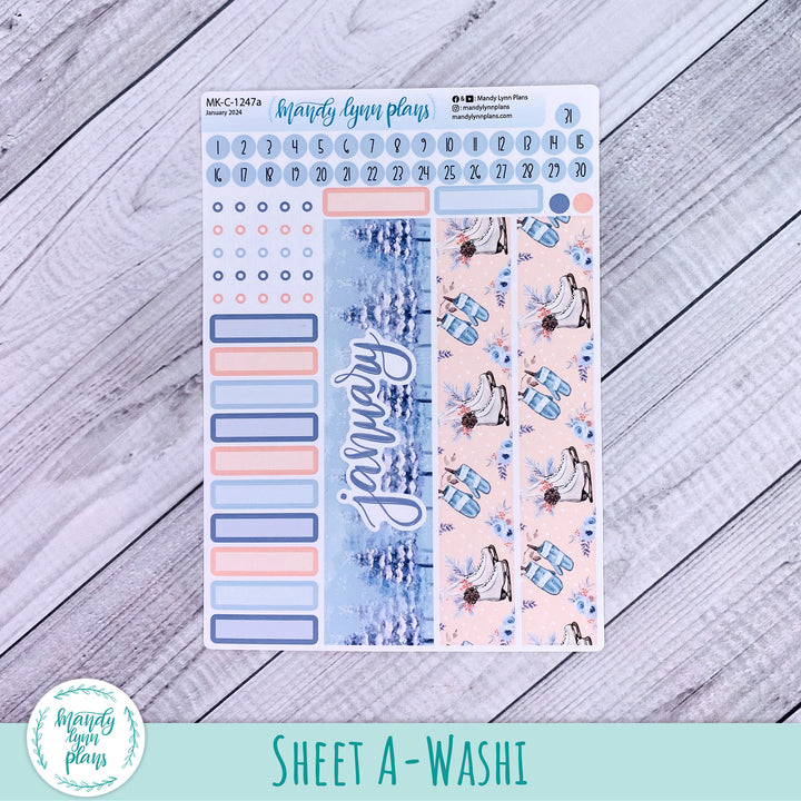 Hobonichi Cousin January 2024 Monthly || Cozy Winter || MK-C-1247