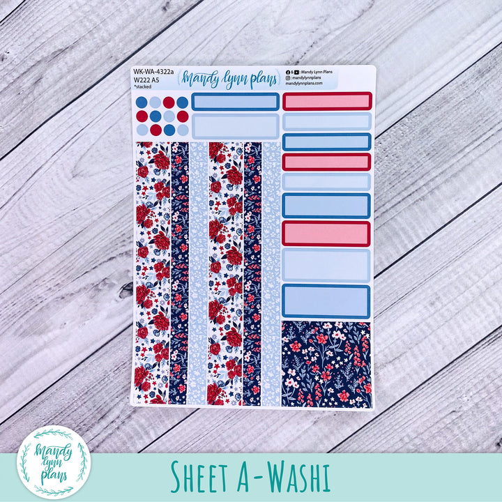 Wonderland 222 Weekly Kit || Liberty Floral || 322