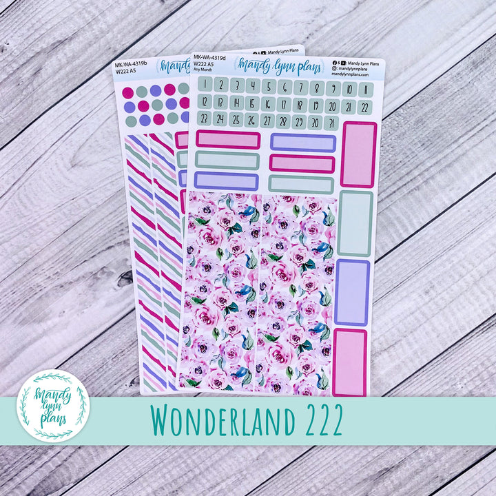 2025 Any Month Wonderland 222 Monthly Kit || Watercolor Blooms || 319