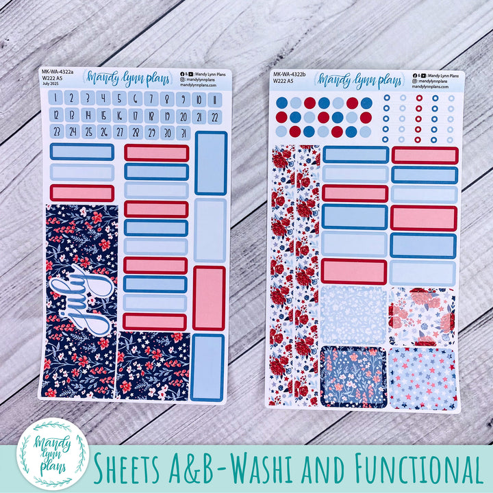 Wonderland 222 July 2025 Monthly Kit || Liberty Floral || 322