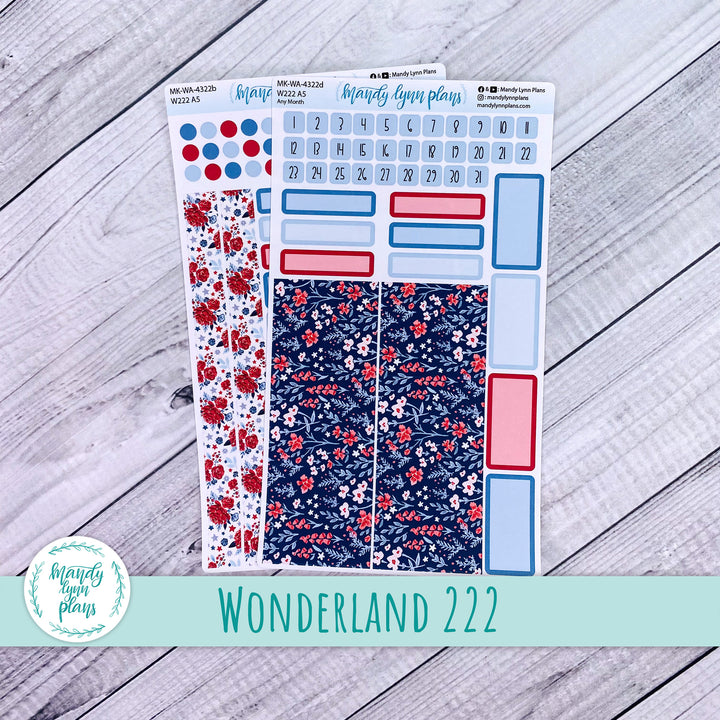 2025 Any Month Wonderland 222 Monthly Kit || Liberty Floral || 322