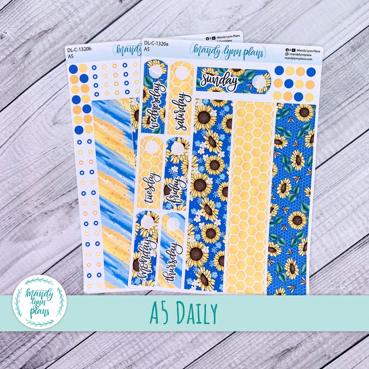A5 Daily Kit || Buzzing Sunflowers || DL-C-1320