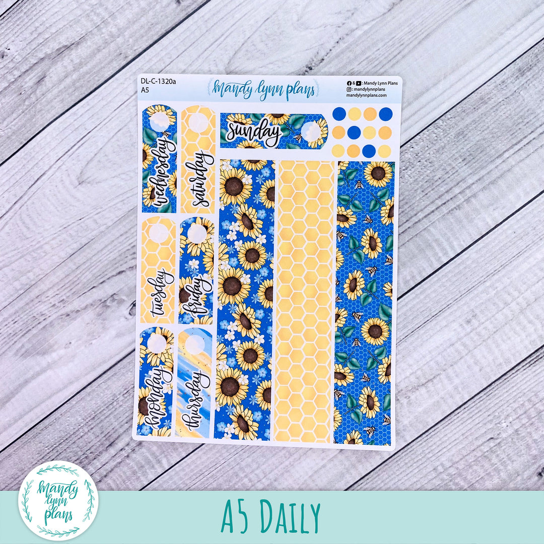 A5 Daily Kit || Buzzing Sunflowers || DL-C-1320