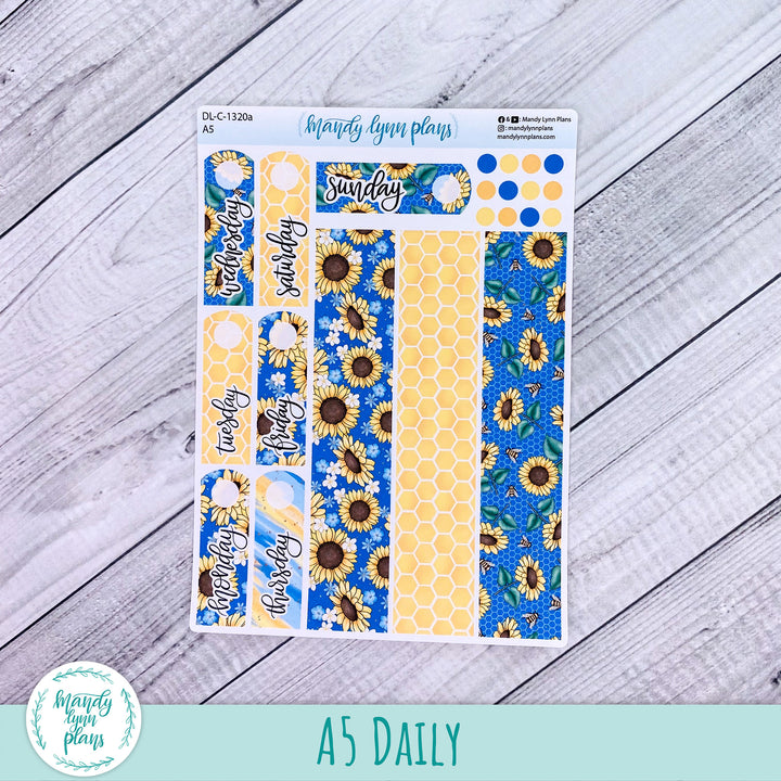 A5 Daily Kit || Buzzing Sunflowers || DL-C-1320
