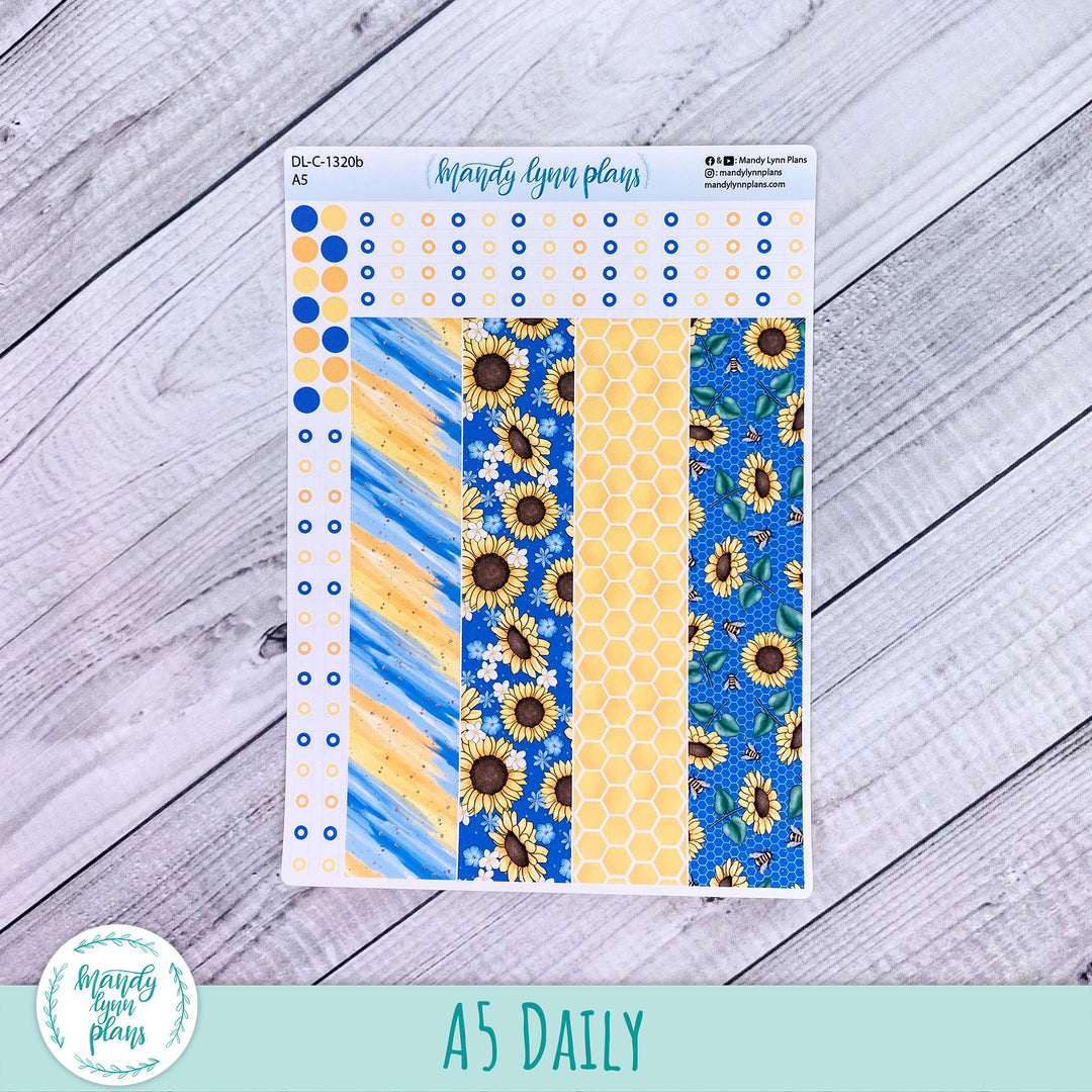 A5 Daily Kit || Buzzing Sunflowers || DL-C-1320