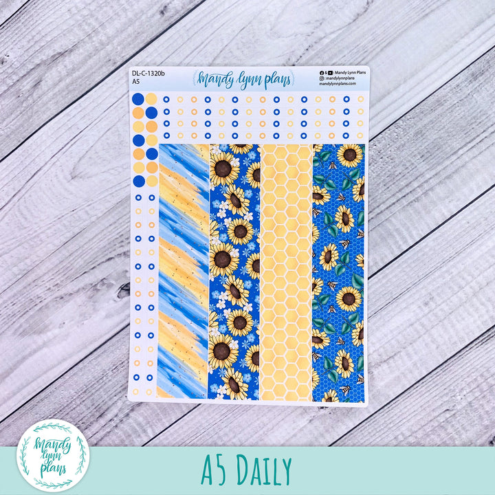 A5 Daily Kit || Buzzing Sunflowers || DL-C-1320