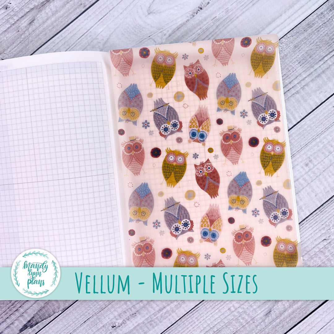 Ornate Owls Vellum || 254