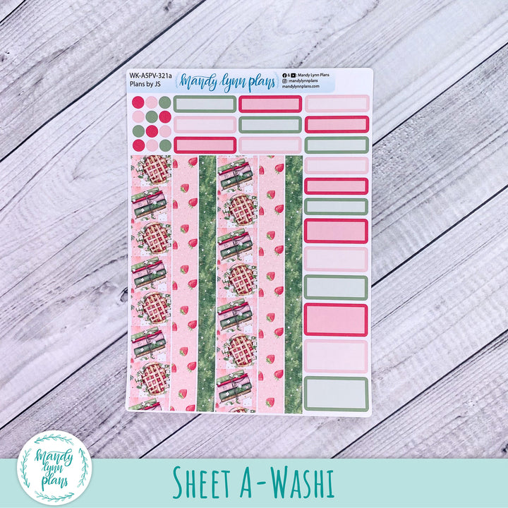 A5 Plans by Just Scribble Weekly Kit || Sweet Berries || 321