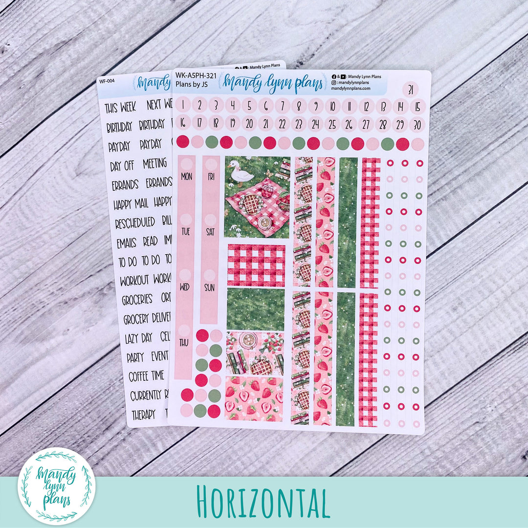 A5 Plans by Just Scribble Weekly Kit || Sweet Berries || 321