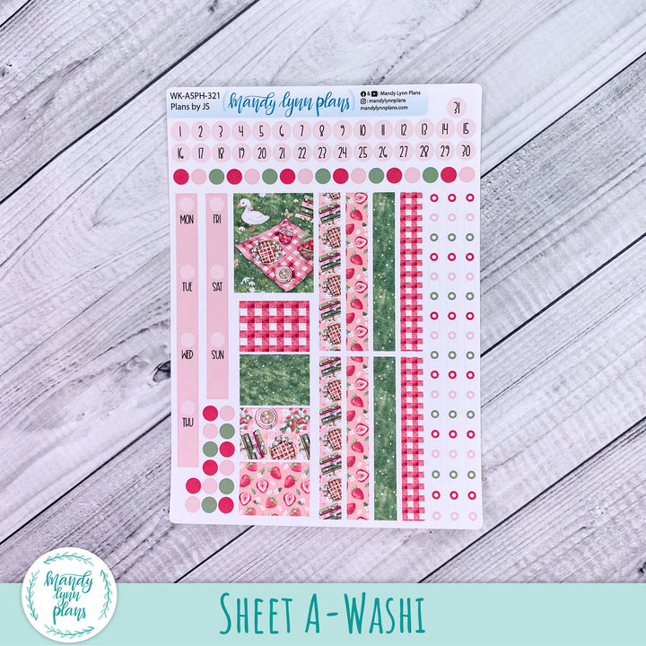 A5 Plans by Just Scribble Weekly Kit || Sweet Berries || 321