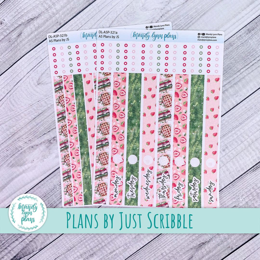 A5 Plans by Just Scribble Daily Kit || Sweet Berries || DL-A5P-321