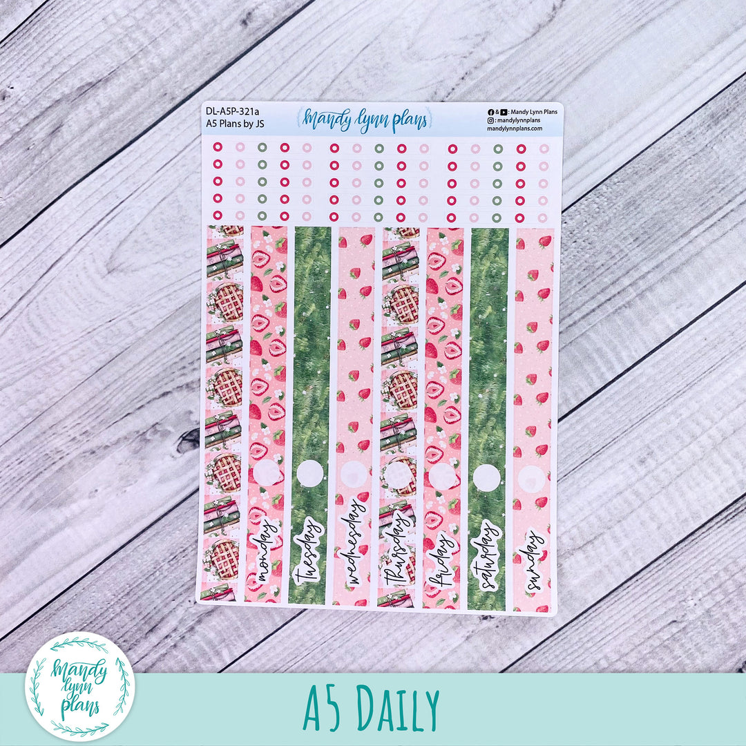 A5 Plans by Just Scribble Daily Kit || Sweet Berries || DL-A5P-321